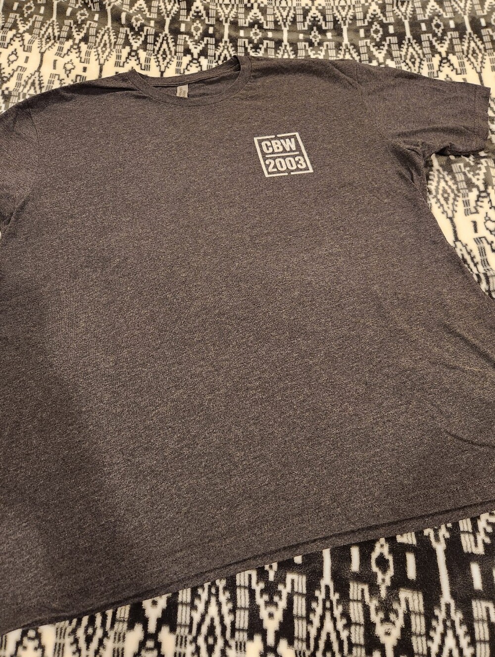 Men's CBW Heather Gray Crew Tee, Size XL